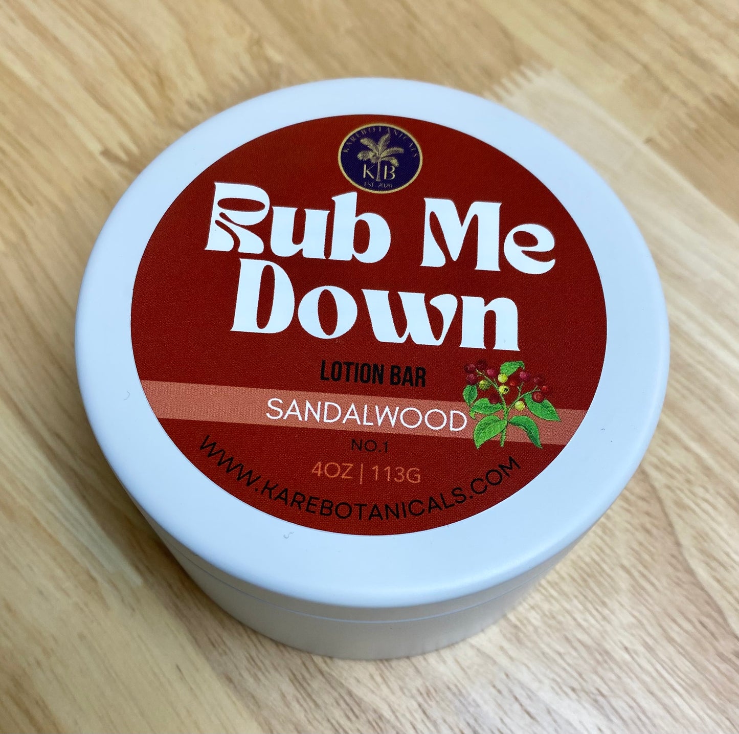 Rub Me Down Lotion Bars 4oz | 113g