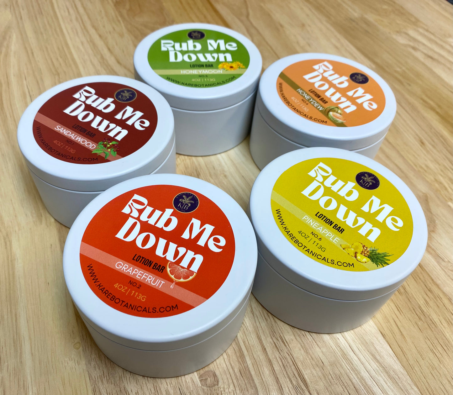 Rub Me Down Lotion Bars 4oz | 113g