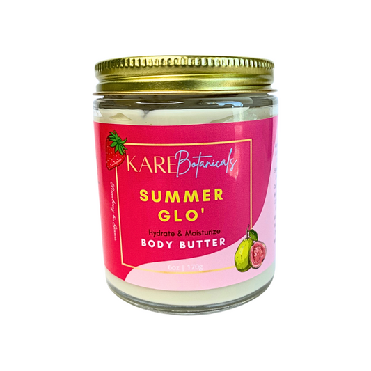 Kare Botanicals Strawberry Guava Argan Oil Body Butter Lotion 6oz