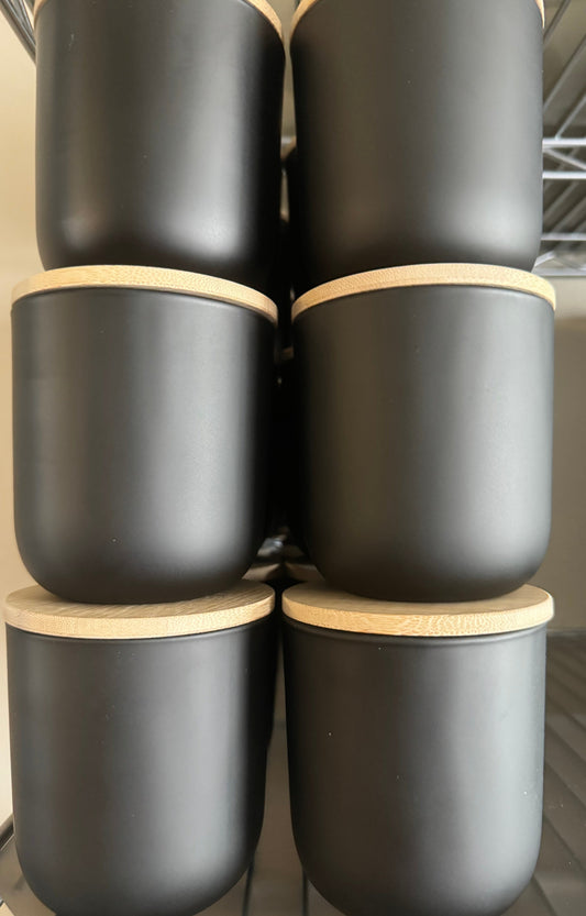 10oz Black Empty Candle Jars for Candle Making