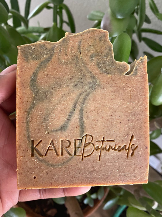 Turmeric & Spinach Cleansing Face & Body Soap Unscented 6oz