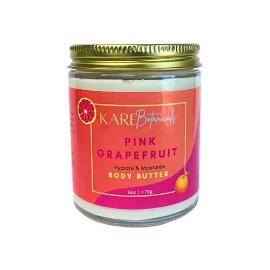 Kare Botanicals Pink Grapefruit Argan Oil Body Butter Lotion 6oz