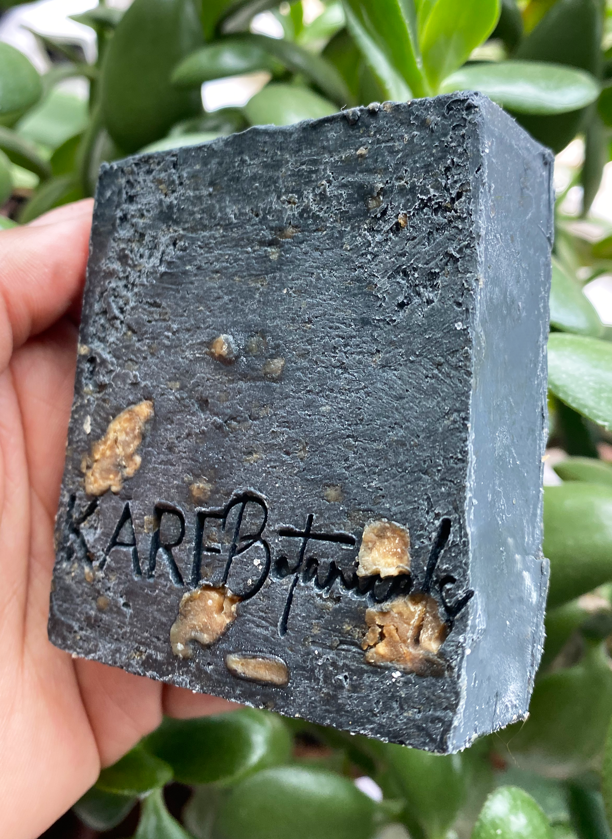 Black African Activated Charcoal Cleansing Soap Bar for sensitive and eczema prone skin. 6oz soap bars that moisturizes