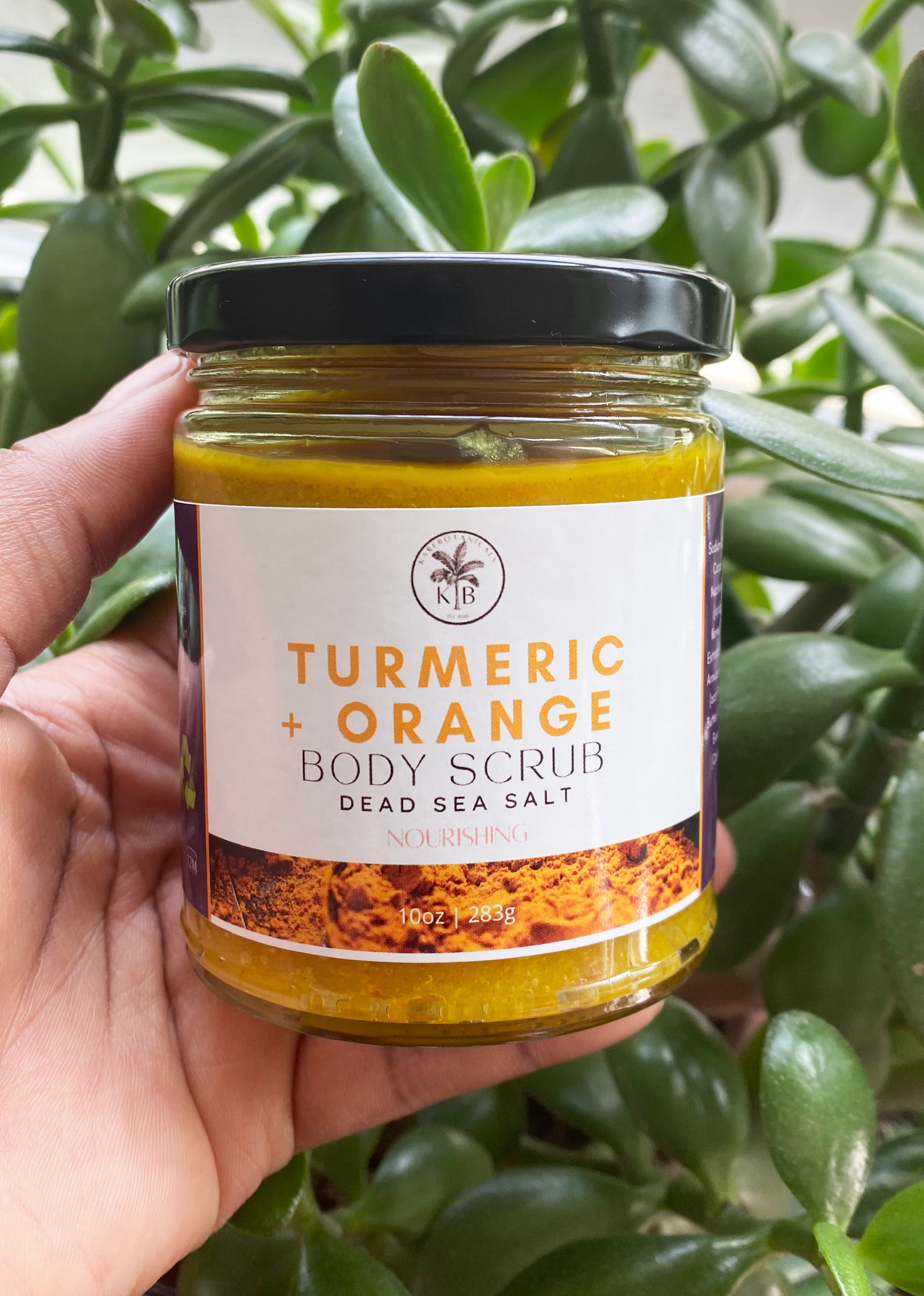 Turmeric Chamomile Oatmeal Eczema Sea Salt Body Scrub 16oz | 453